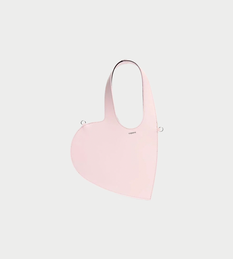 トートバッグ Coperni Heart Pink Leather Tote Bag Heart leather tote bag in pink - Coperni | Mytheresa