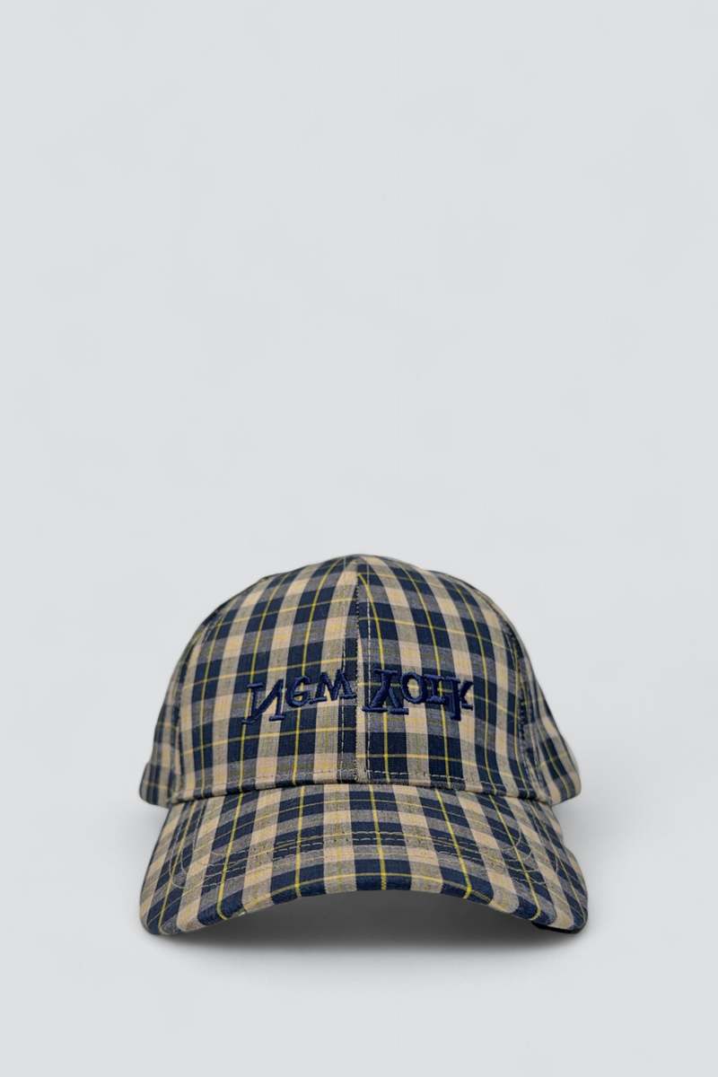 Assembly New York Embroidered Hat - Navy/Plaid