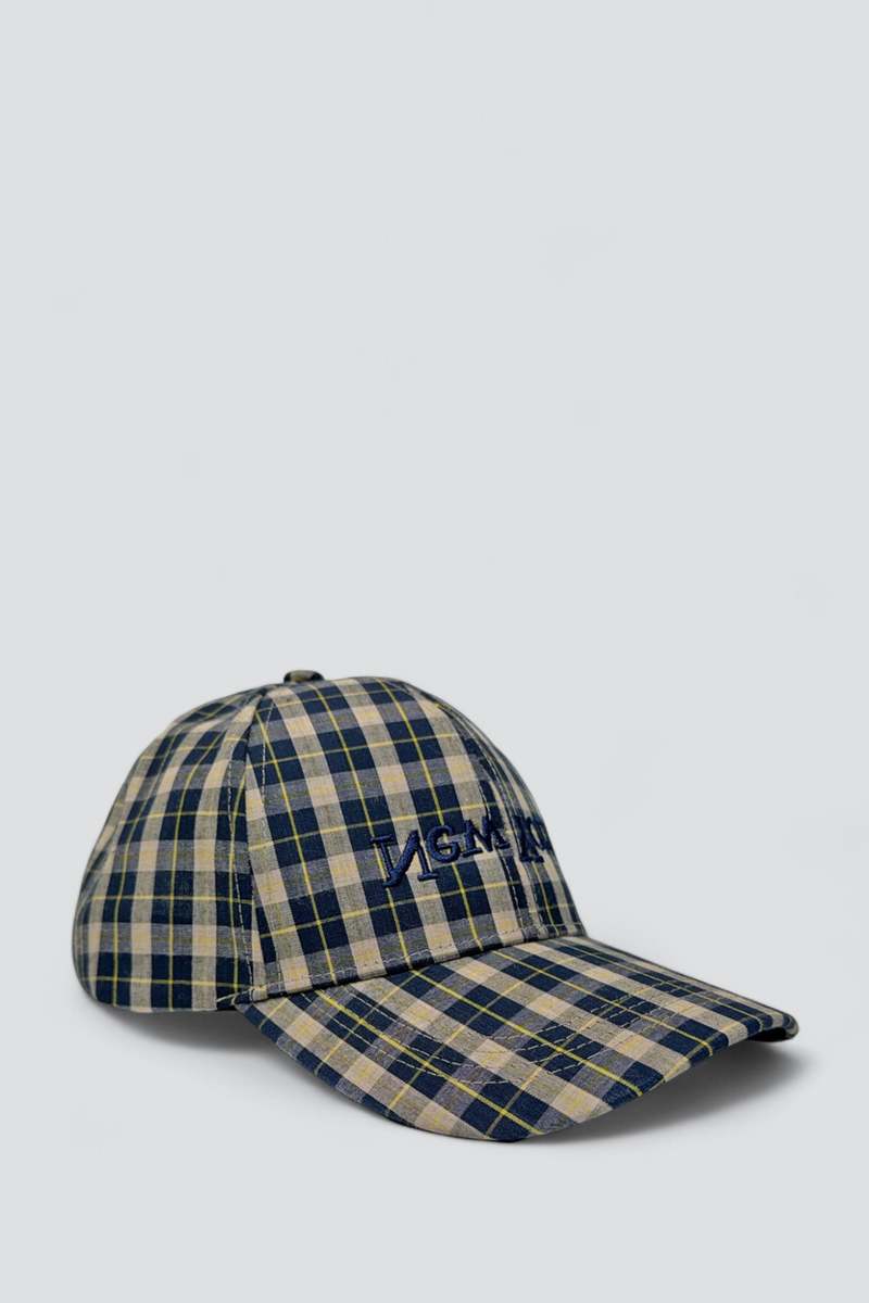 Assembly New York Embroidered Hat - Navy/Plaid