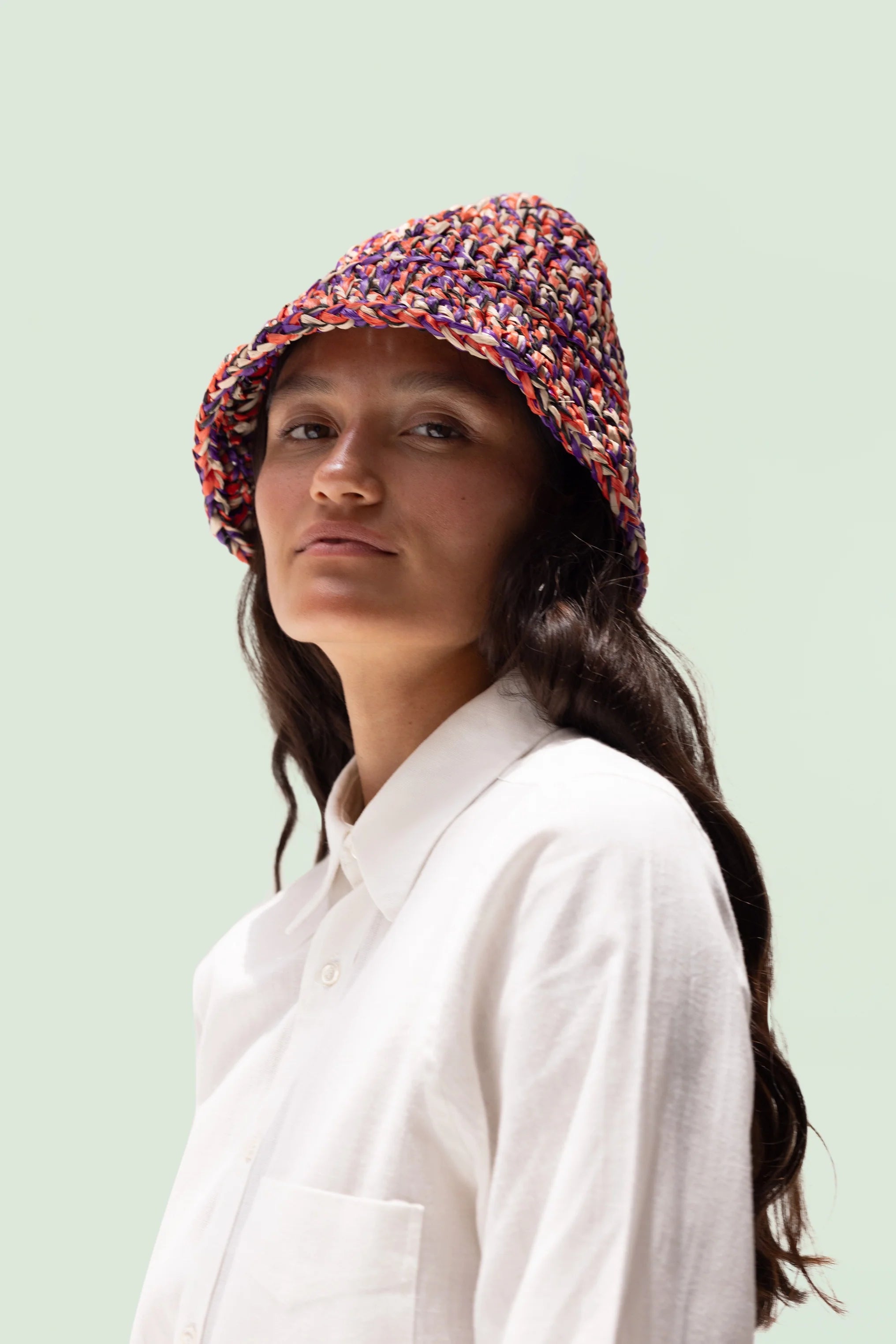 GEMSUN Sunhat - Purple/Orange | Garmentory display picture 3