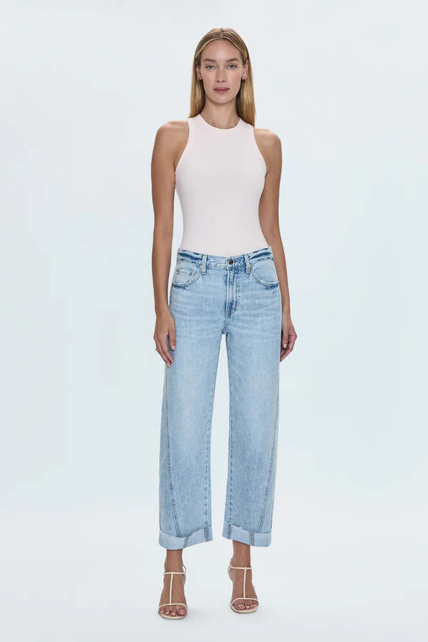 Pistola Kacey Mid Rise Cuffed Boyfriend Jeans / Cultivate