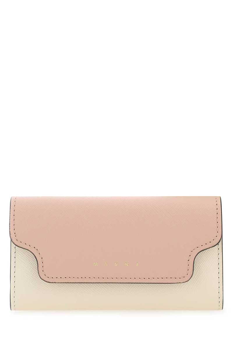 長財布 MARNI Two-tone leather key chain case Marni Two-tone Leather Key Chain Case | Garmentory