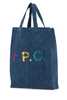 A.P.C. Denim Mini Lou Shopping Bag - Washed Indigo - Thumbnail 2