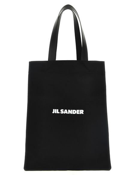 トートバッグ JIL SANDER SAND CANVAS FLAT SHOPPING BAG Jil Sander Sand Canvas Shopping Bag - Sand | Garmentory
