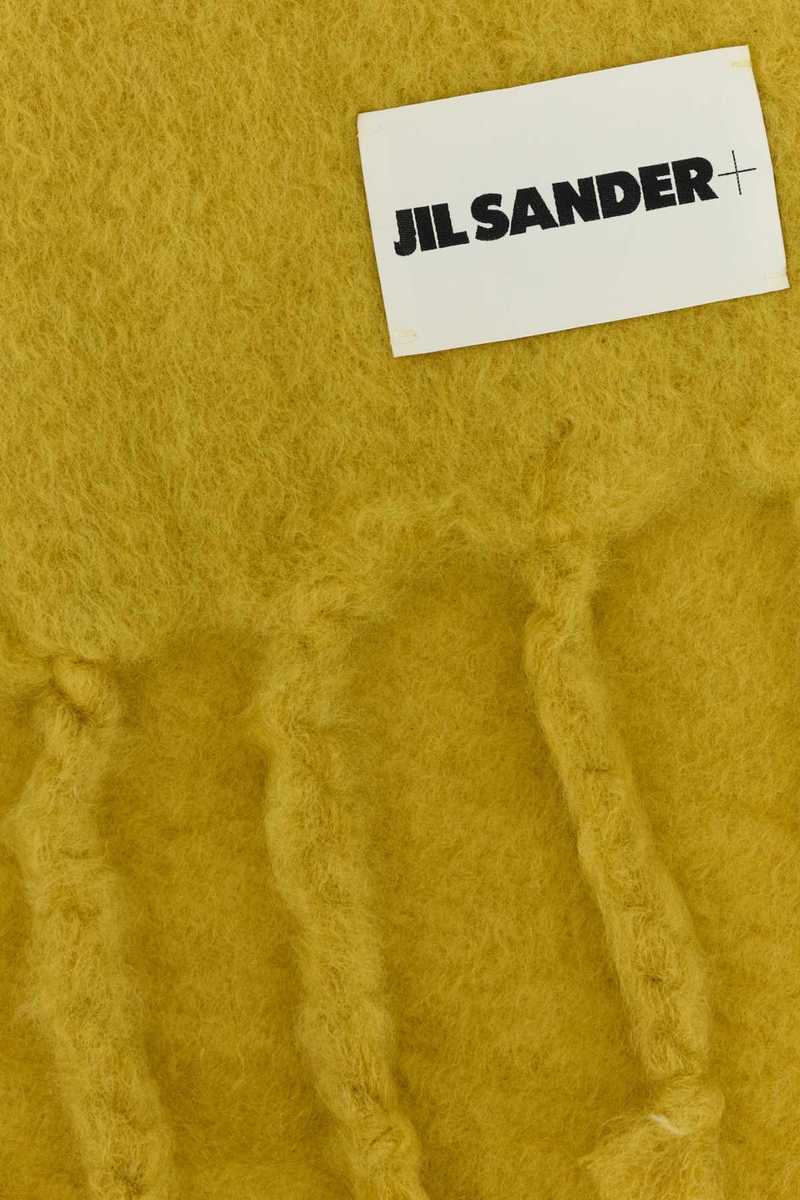 【関税&送料込】Jil Sander Mustard Mohair Blend Scarf Jil Sander Mohair Blend Scarf - Mustard | Garmentory