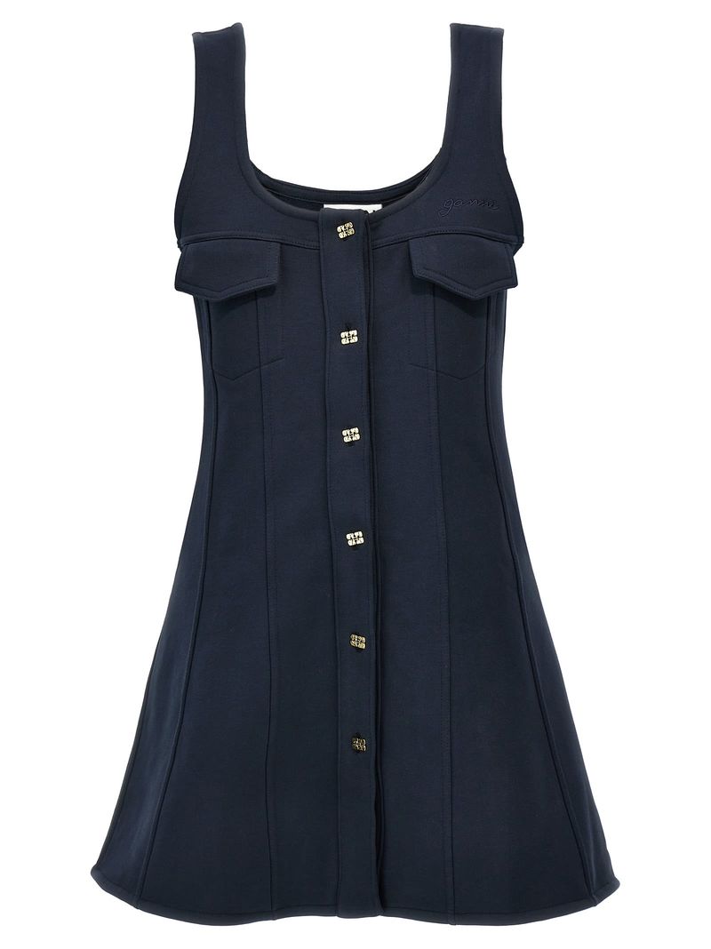 Ganni Mini Dress - Blue | Garmentory