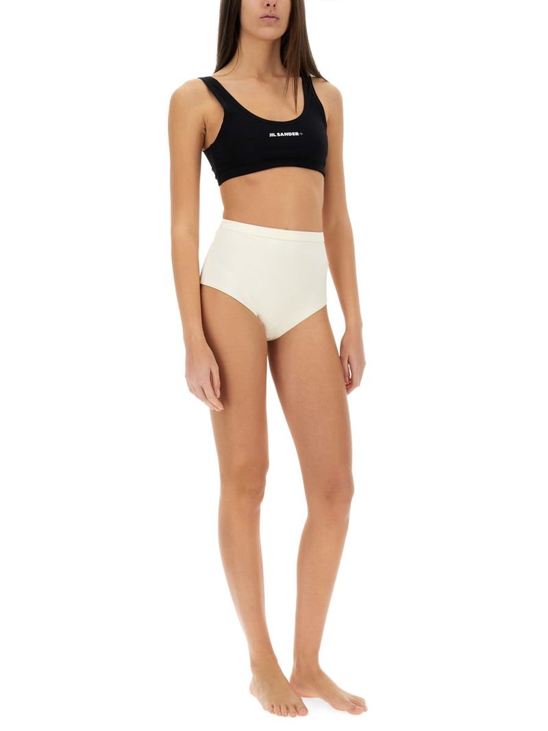 ビキニ Jil Sander Bikini Briefs With Logo Jil Sander Bikini Briefs With Logo Bikini Briefs - Ivory