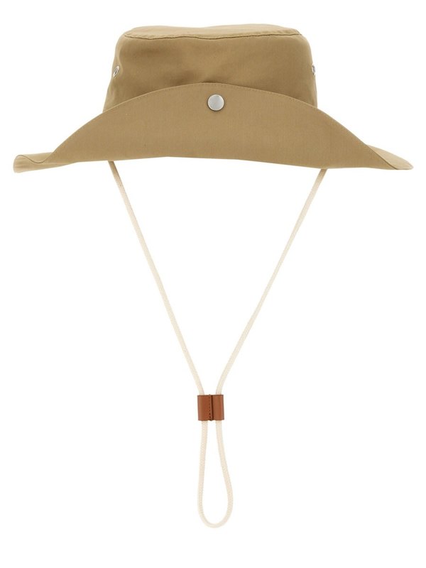 Jil Sander Hat With Elastic Band - Beige