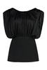 Jil Sander Viscose Top - Black - Thumbnail 1