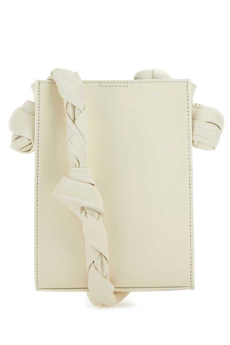 トートバッグ JIL SANDER Ivory Leather Tangle Shoulder Bag Jil Sander Tangle Shoulder Bag - Ivory | Garmentory