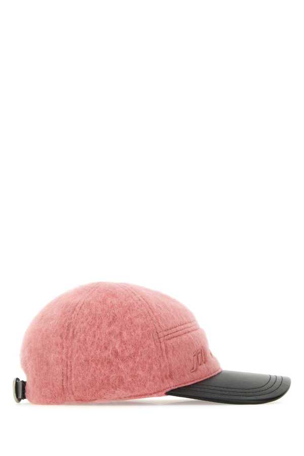 Jil Sander Two Tone Wool Blend Baseball Cap