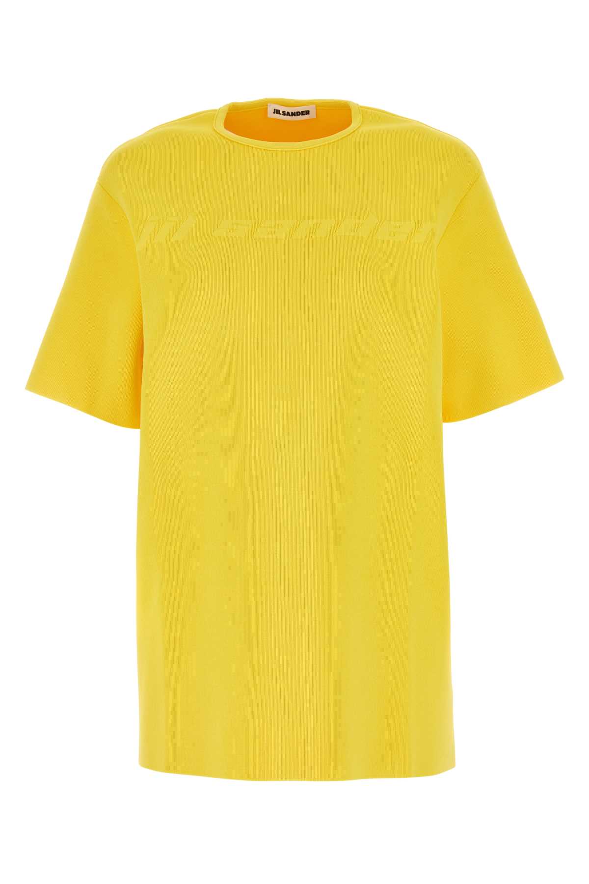 Jil-Sander-Yellow-Viscose-