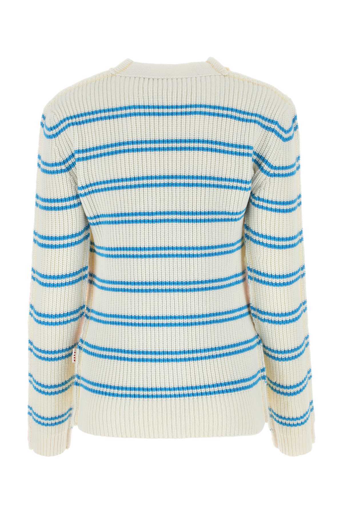 Marni Embroidered Mohair Blend And Wool Blend Cardigan - Image 2 of 2