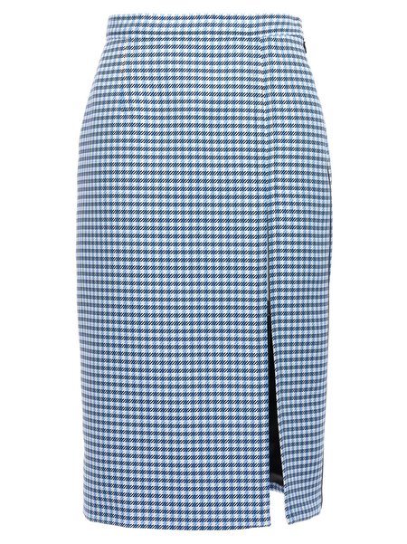 スカート MARNI Check longuette skirt Light Blue Marni Check Longuette Skirt - Light Blue | Garmentory