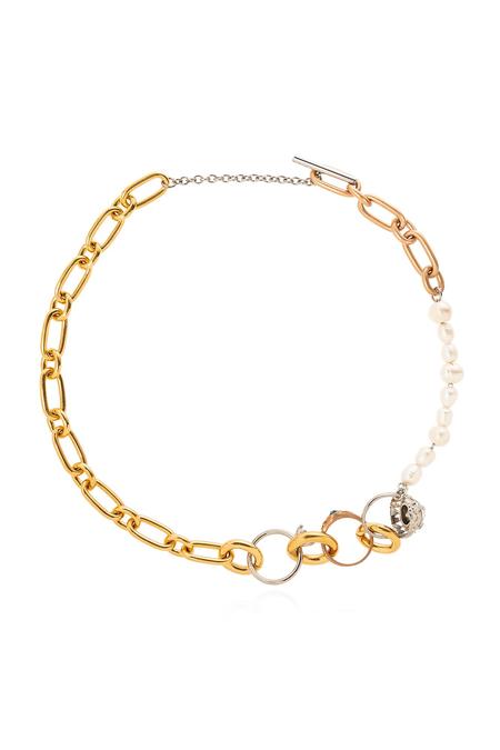 ネックレス・ペンダント Marni Necklace with knots and pearls パール＆クリスタル Flower Delirium ネックレス | Marni