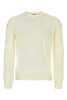 Jil Sander Ivory Wool Sweater - Ivory - Thumbnail 1