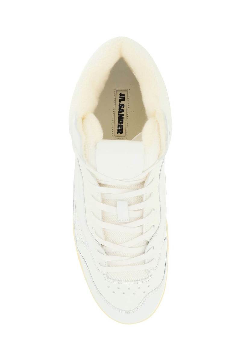 スニーカー Jil Sander Smooth Leather And Mesh Sneakers Jil Sander Leather & Mesh Sneaker | ShopSimon