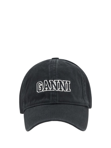 Ganni Corduroy Cap Hat - Sand | Garmentory