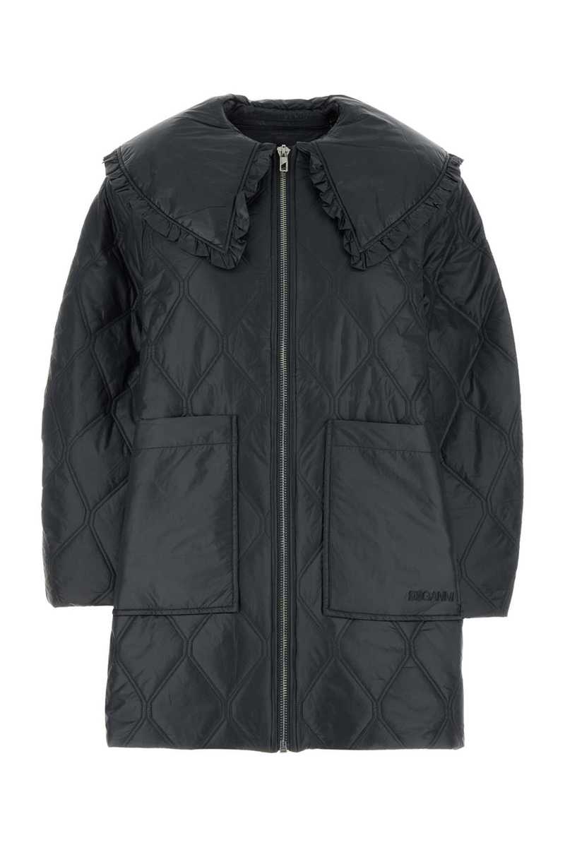 【GANNI】Slate Nylon Jacket Ganni Slate Nylon Jacket - Slate | Garmentory