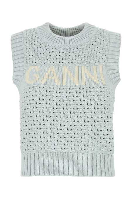 Ganni Shiny Puff Oversized Vest | Garmentory
