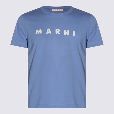 Tシャツ・カットソー Marni Oversized Crew Neck T-Shirt With Scribbled Logo SL14861-017_01-1c37df.jpg