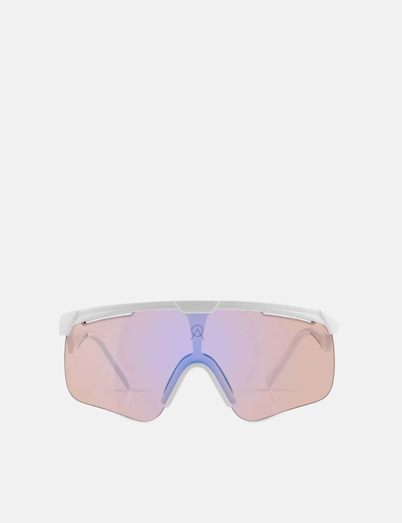 Alba Optics Delta Sunglasses - White/VZUM F-LENS FLM