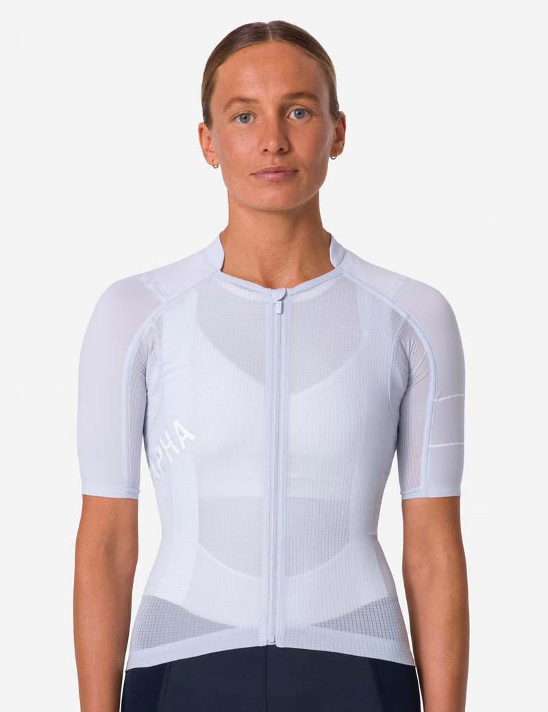Rapha Pro Team Lightweight Jersey - Arctic Ice/White Alyssum