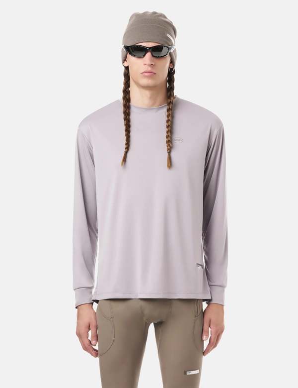 SATISFY RUNNING AuraLite Long Tee - Dusty Purple | Garmentory 