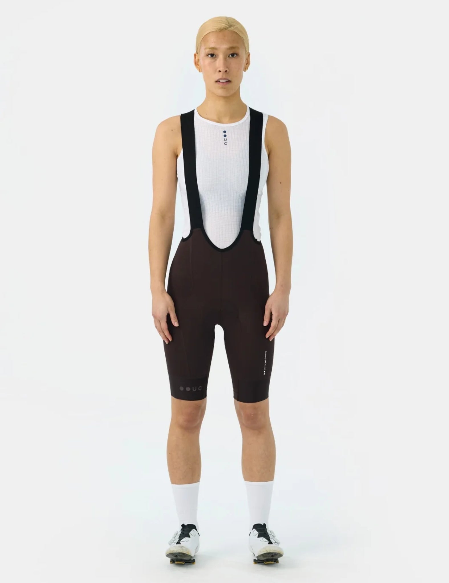 Universal Colours Mono Bib Short - Dark Brown | Garmentory