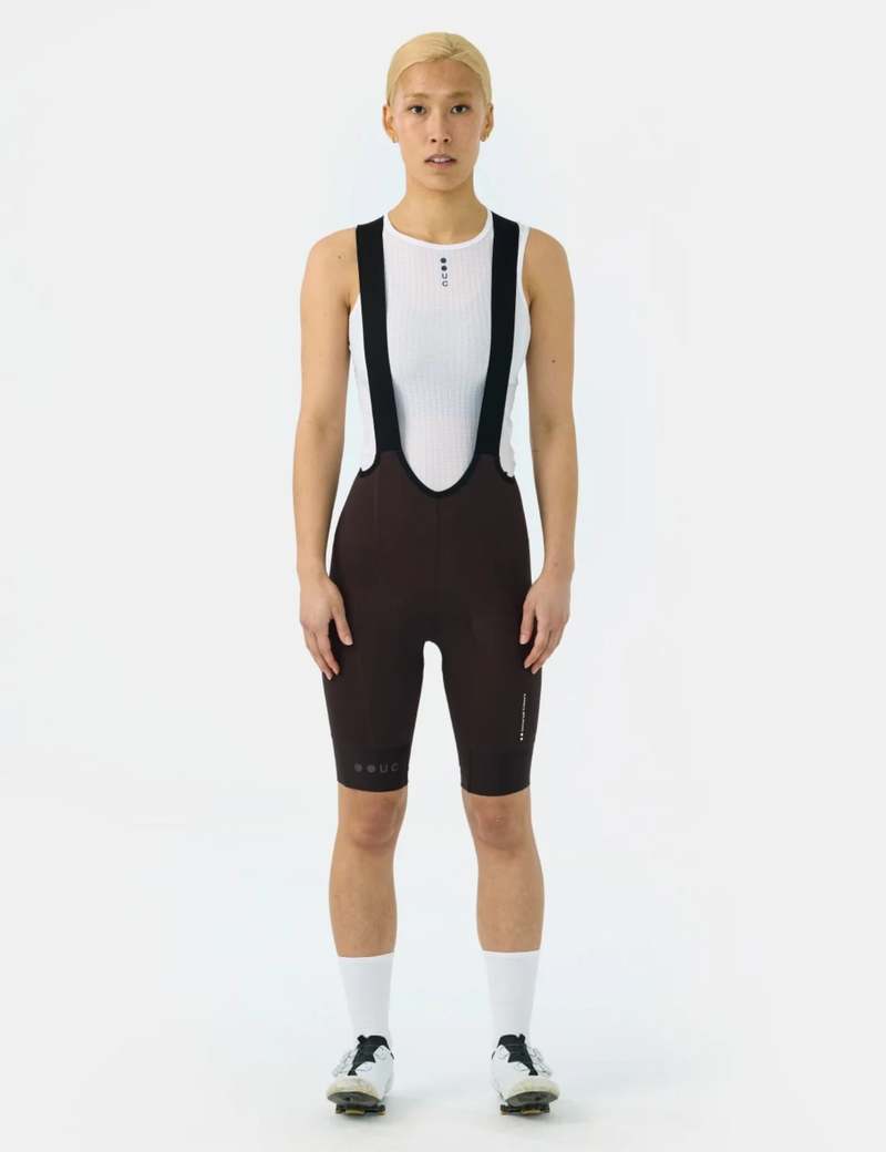 Universal Colours Mono Bib Short - Dark Brown | Garmentory