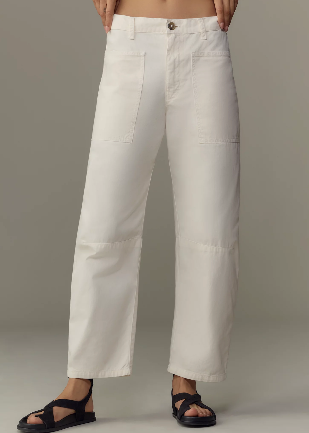 Velvet Brylie Twill Barrel Leg Pant - Image 1 of 5