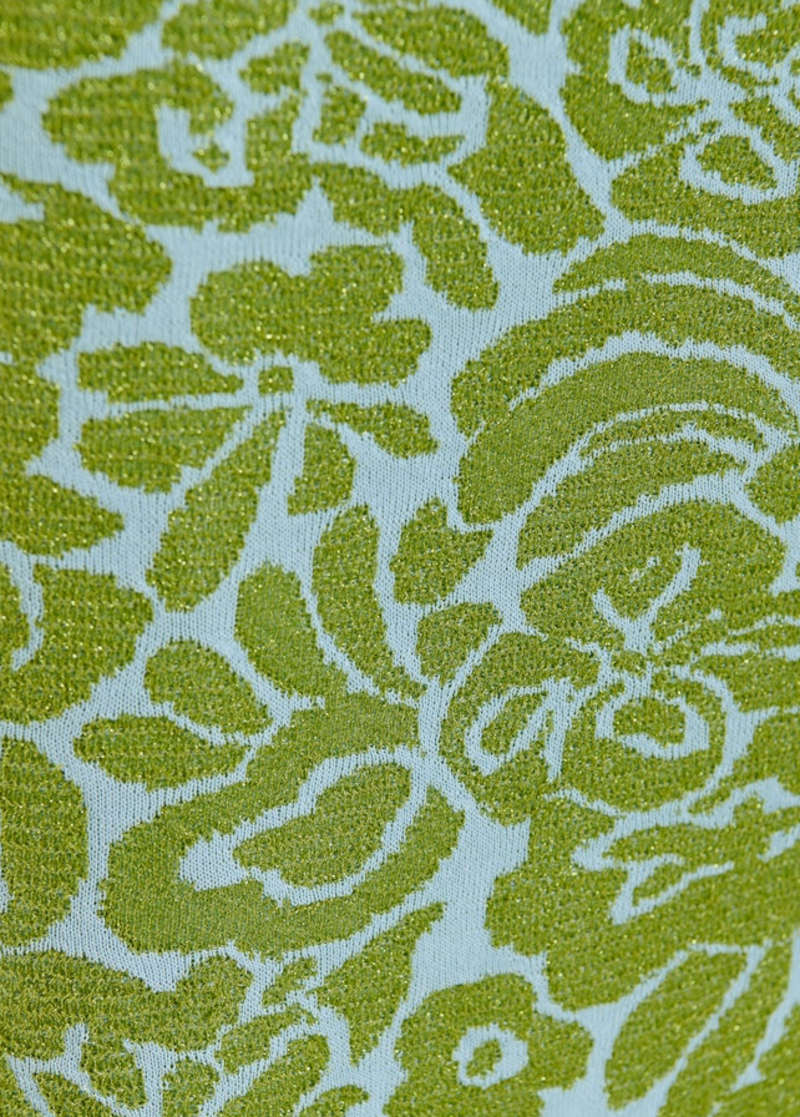 Essentiel Antwerp Halpaca Jacquard Skirt - Light Green