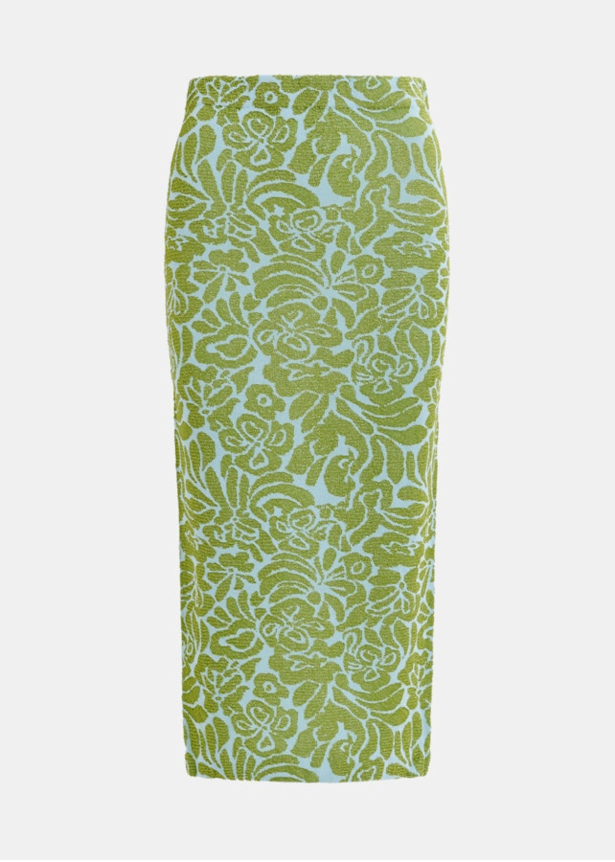 Essentiel Antwerp Halpaca Jacquard Skirt - Light Green - Image 6 of 6