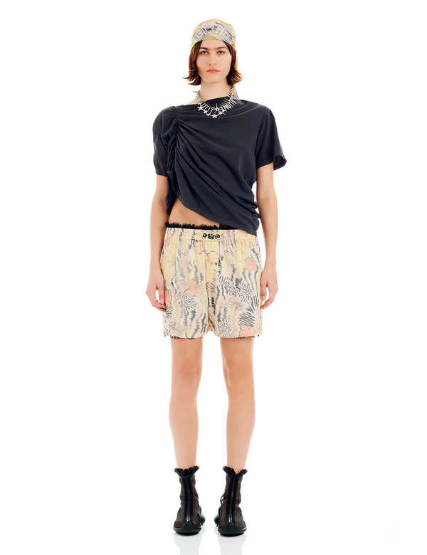 Collina Strada Washed Zebra Floral Odeon Boxer Collina Strada Washed Zebra Floral Odeon Boxer