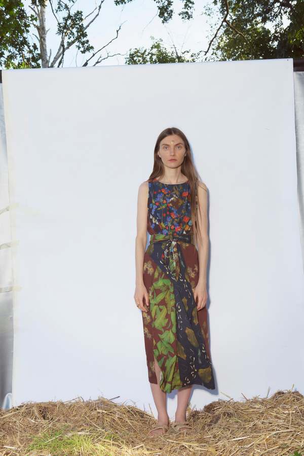 Anntian Wrap Dress - Print Z