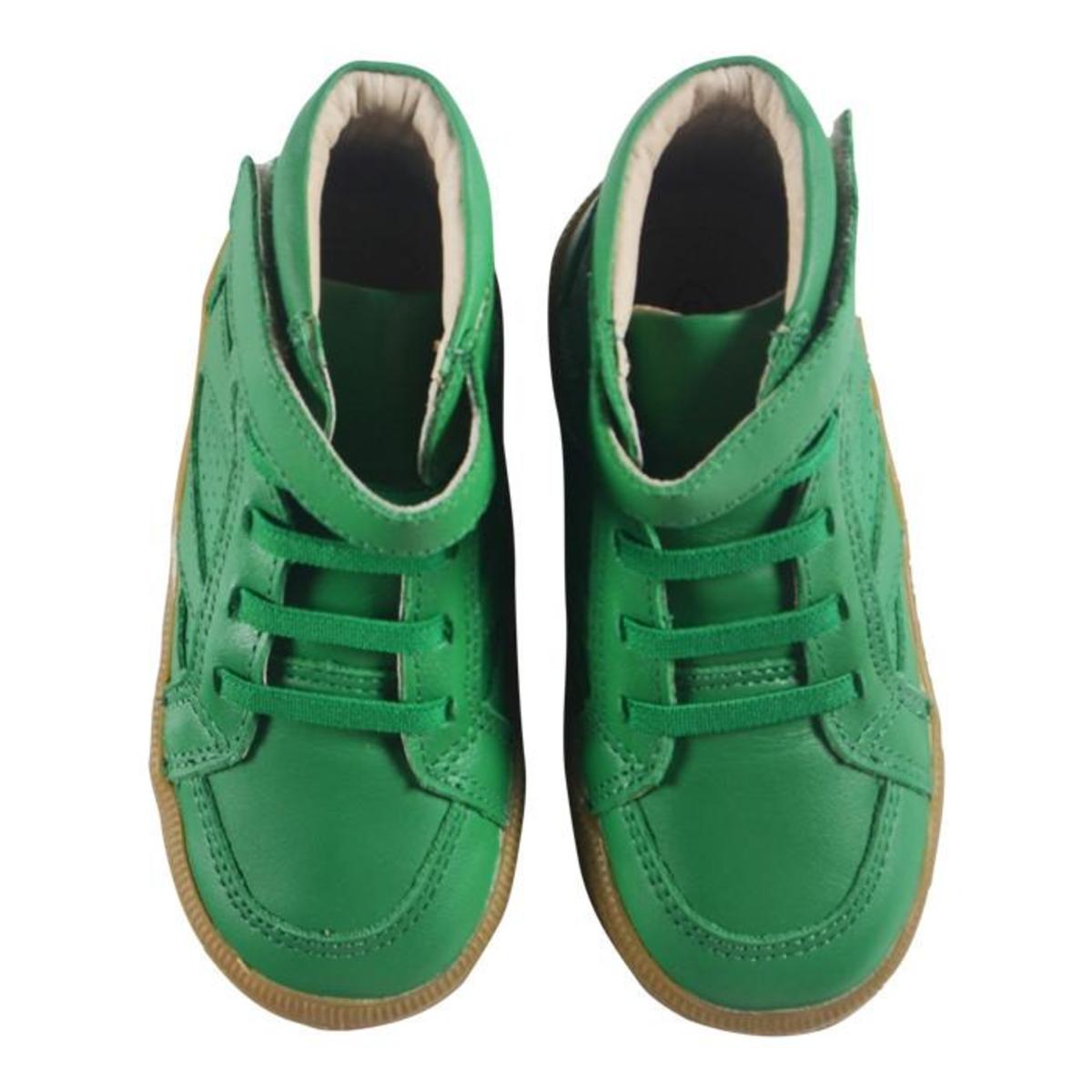 KIDS Old Soles Star Jumper Shoe - Green - Image 2 of 3
