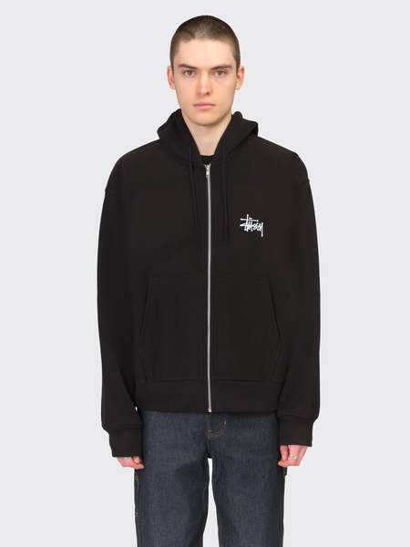 送料関税込み STUSSY BIG & MEATY ZIP HOODIE Black STUSSY】 ☆ BIG & MEATY ZIP HOODIE ☆ 品切れ注意 (STUSSY