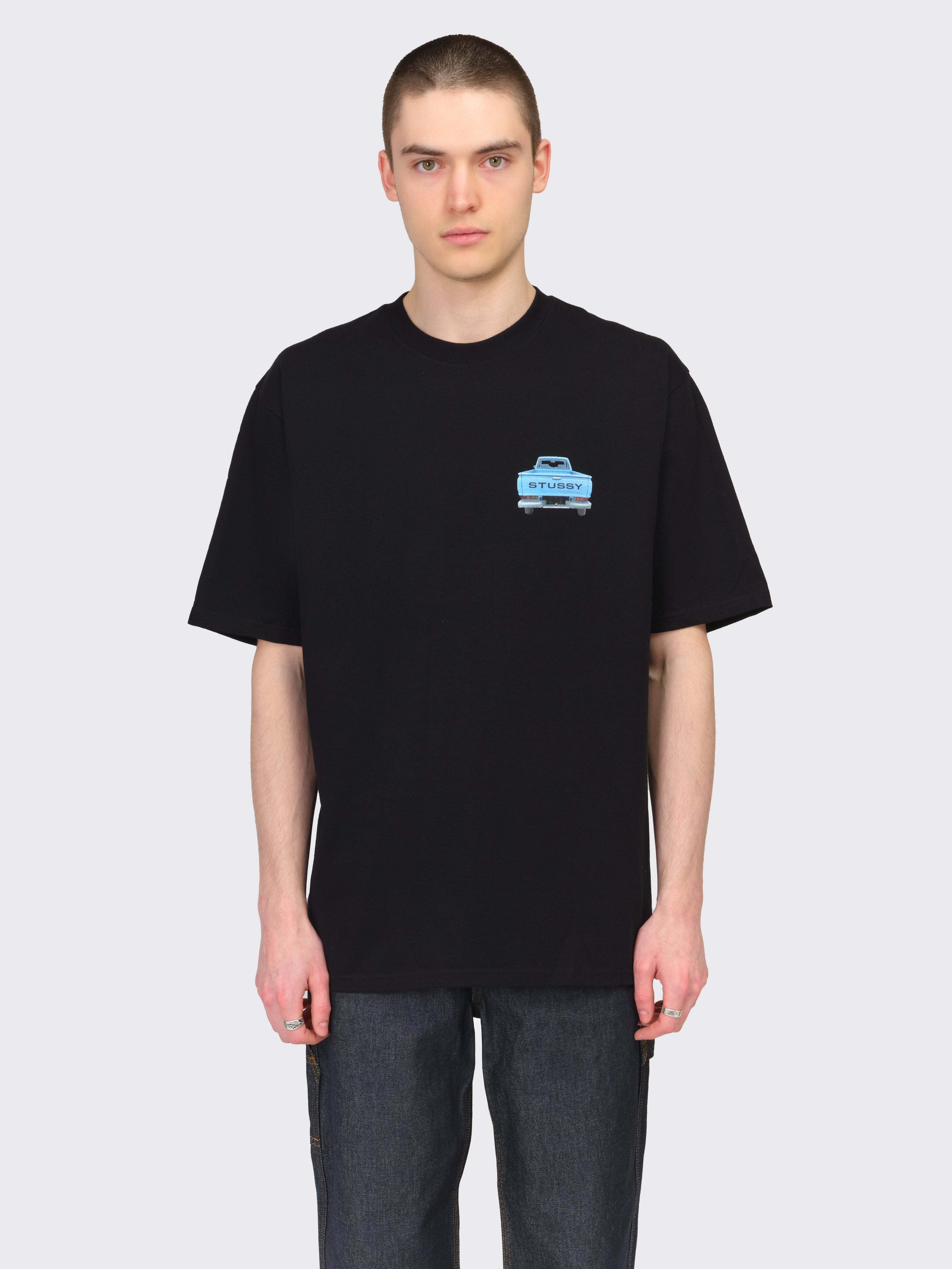 【Stussy】 Pickup T-Shirt Black Stussy Pickup Tee - Black | Garmentory
