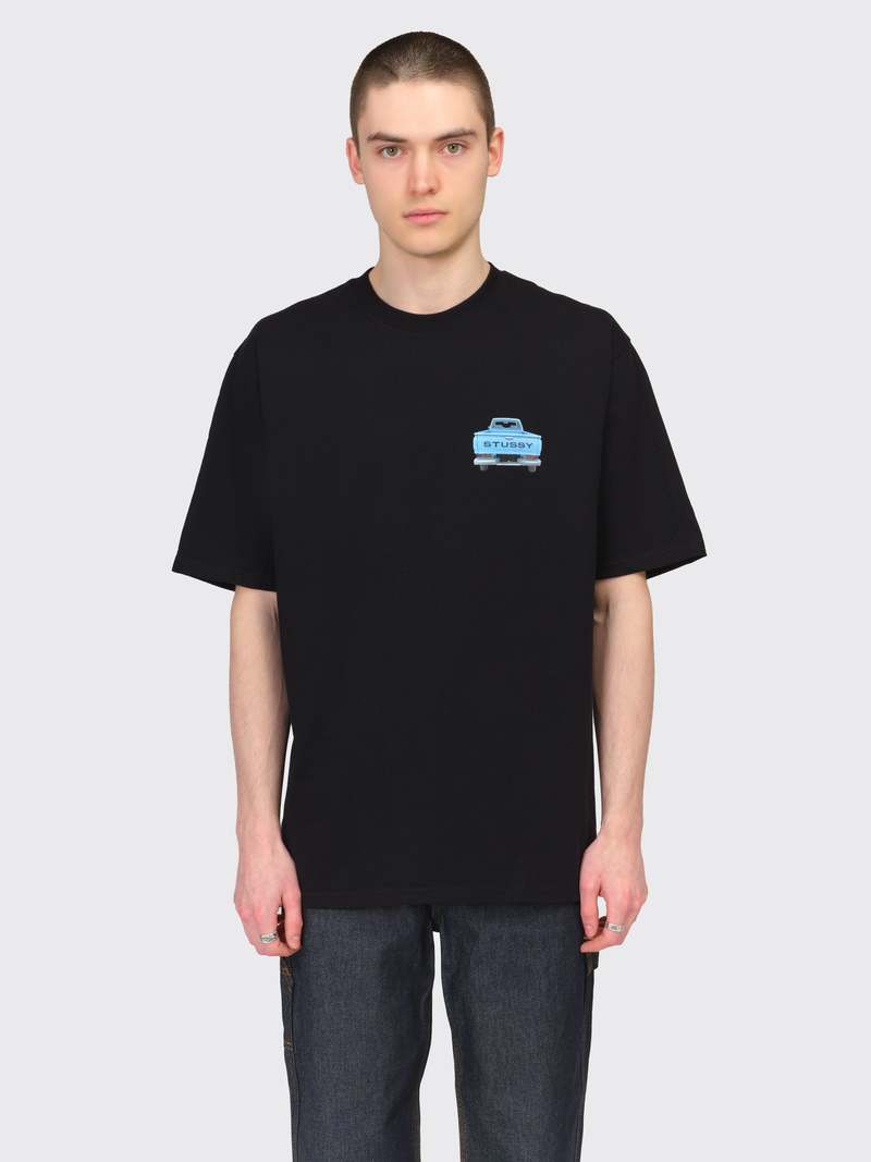 Stussy Pickup Tee - Black | Garmentory