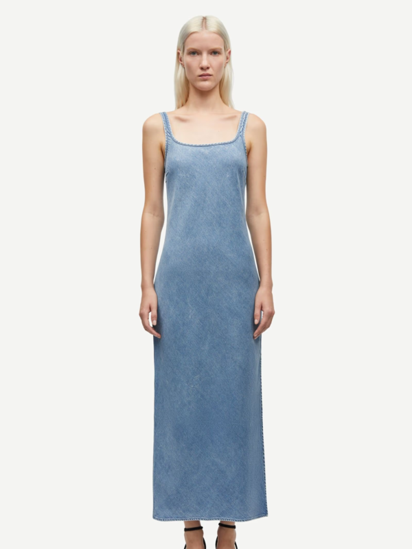 Samse Sasunna Dress - Denim Blue | Garmentory