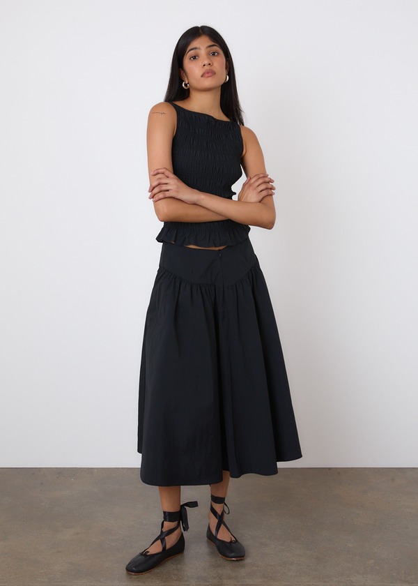 PEACHY DEN Deba Midi Skirt | Garmentory