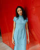 Vintage Qipao Dress - Turquoise - Thumbnail 3