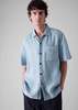 TOAST Linen Short Sleeve Shirt - Dove Blue - Thumbnail 2