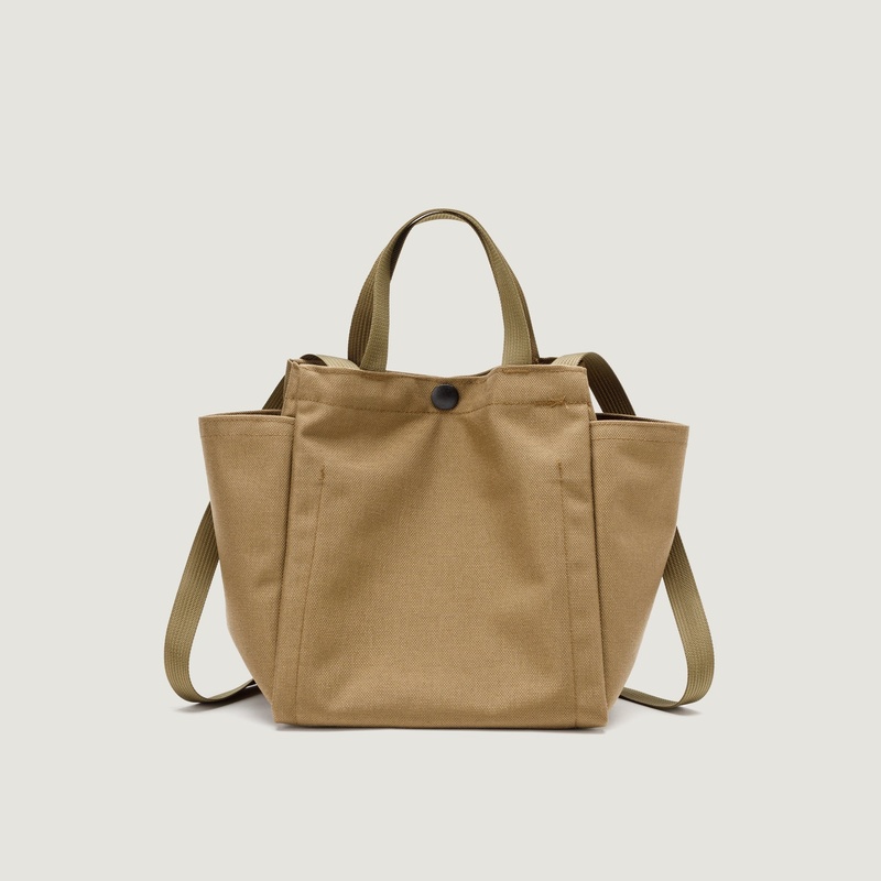 Bags in Progress Small Side Pocket Tote - Khaki