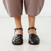 Either/OR Fisher Heel Sandal - Black - Thumbnail 4
