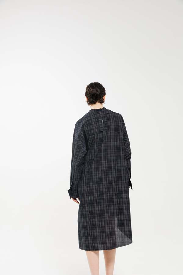 Serienumerica Asymmetric Shirt Dress - Blue Serienumerica Asymmetric Shirt Dress - Blue