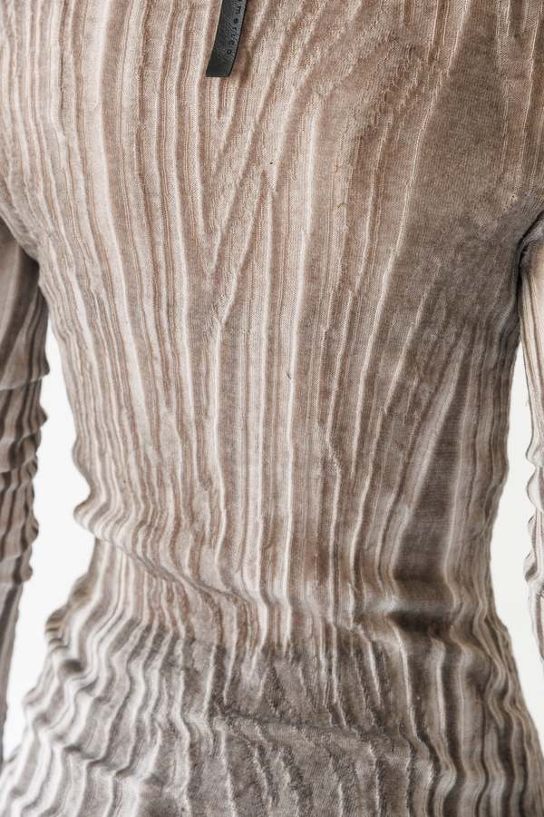 Serienumerica Long Sleeved Shirt - Cold Dyed Grey