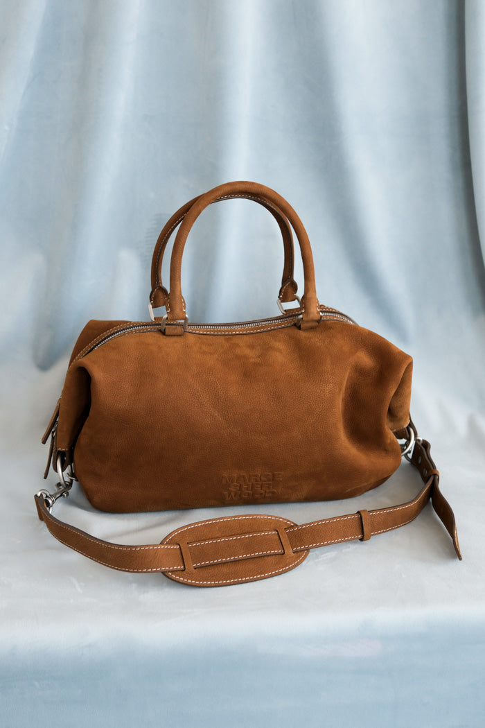 MARGESHERWOOD Dumpling Tote - Chestnut Nubuck | Garmentory MARGESHERWOOD Dumpling Tote - Chestnut Nubuck | Garmentory
