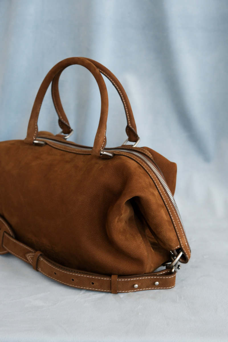 MARGESHERWOOD Dumpling Tote - Chestnut Nubuck | Garmentory