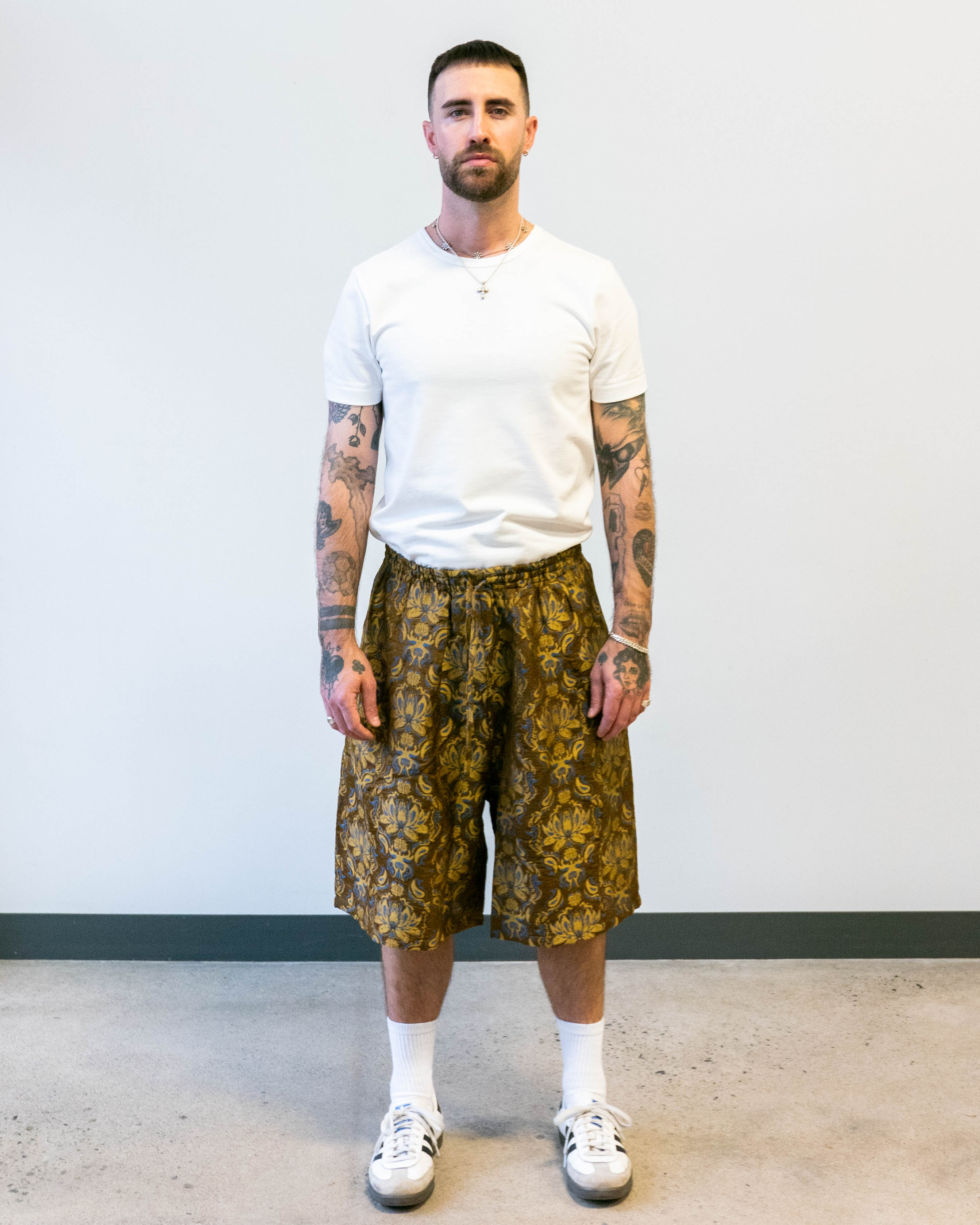 Needles x Kae Tanaka H.D. Short KT Jacquard Shorts - Brown